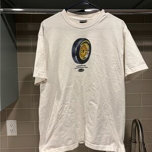 Goodyear Tires x Huf Worldwide White Tee Size L